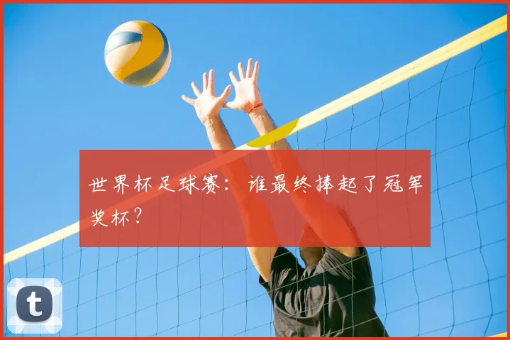 世界杯足球赛：谁最终捧起了冠军奖杯？